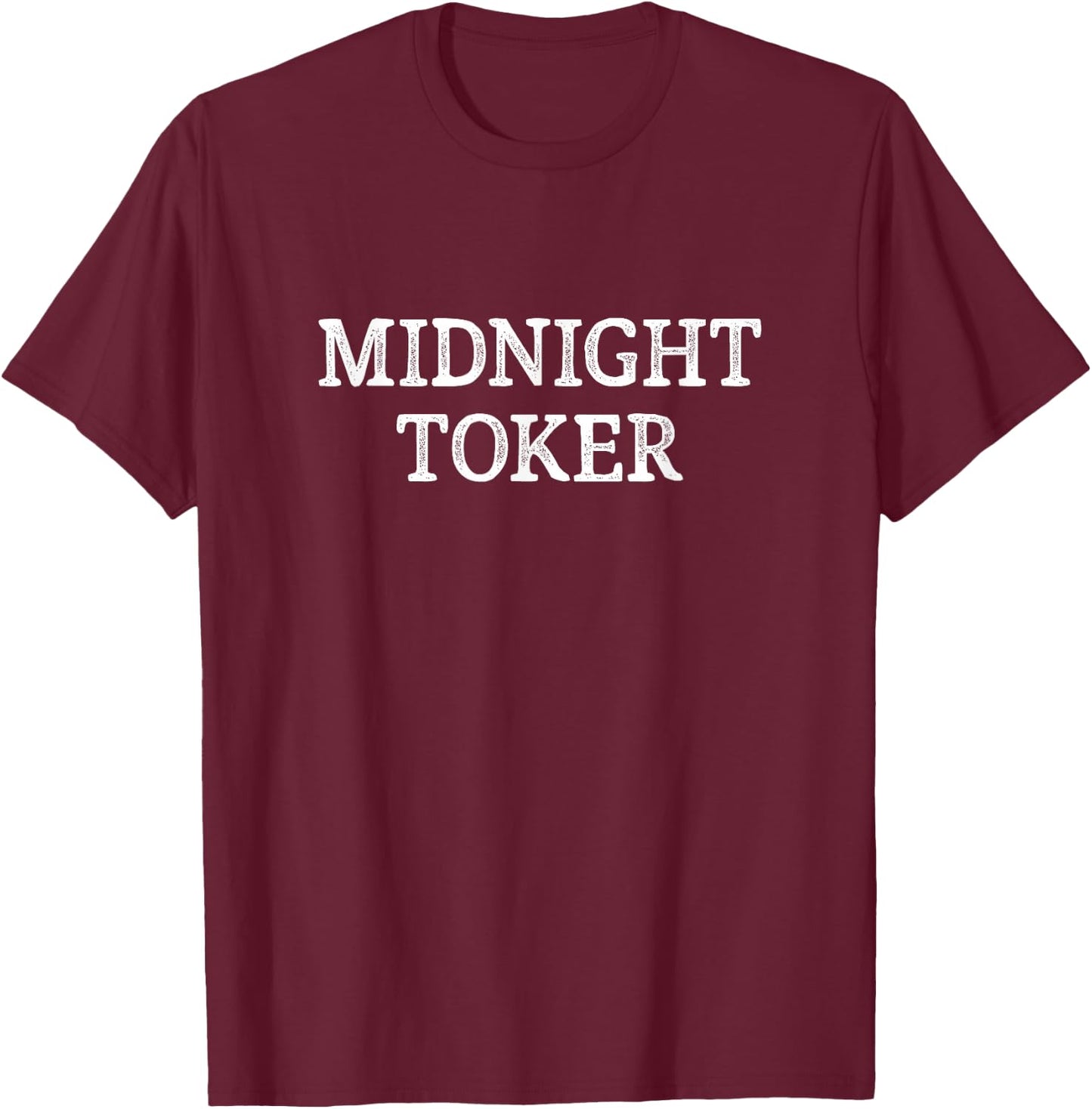 Midnight Toker - Vintage Style T-Shirt - T-Shirt | Maroon