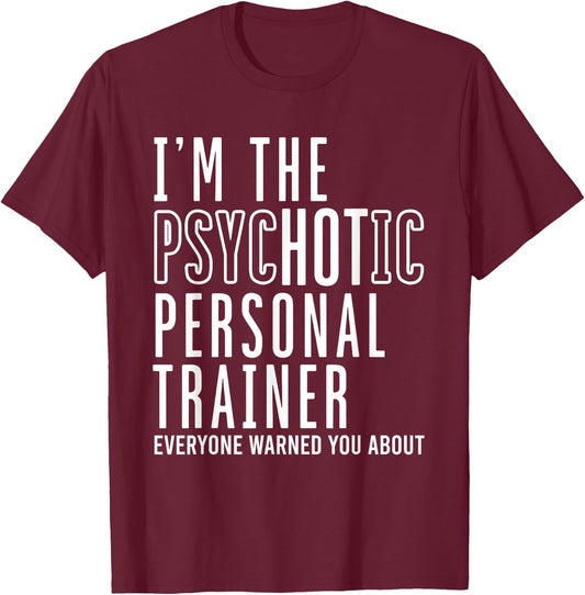 Personal Trainer Bodybuilding Workout Fitness Instructor Gym T-Shirt - T-Shirt | Maroon