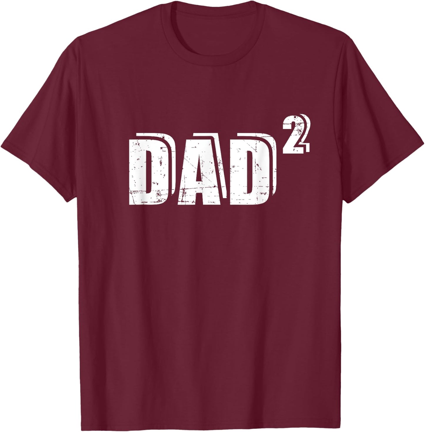 2nd second time Dad daddy to be T-Shirt - T-Shirt | Maroon