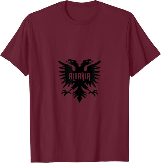 Albania Jersey Trikot Soccer Kids Adults T-Shirt - T-Shirt | Maroon