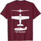 F4F Wildcat American WW2 Fighter Plane Men Women Girls Kids T-Shirt - T-Shirt | Maroon