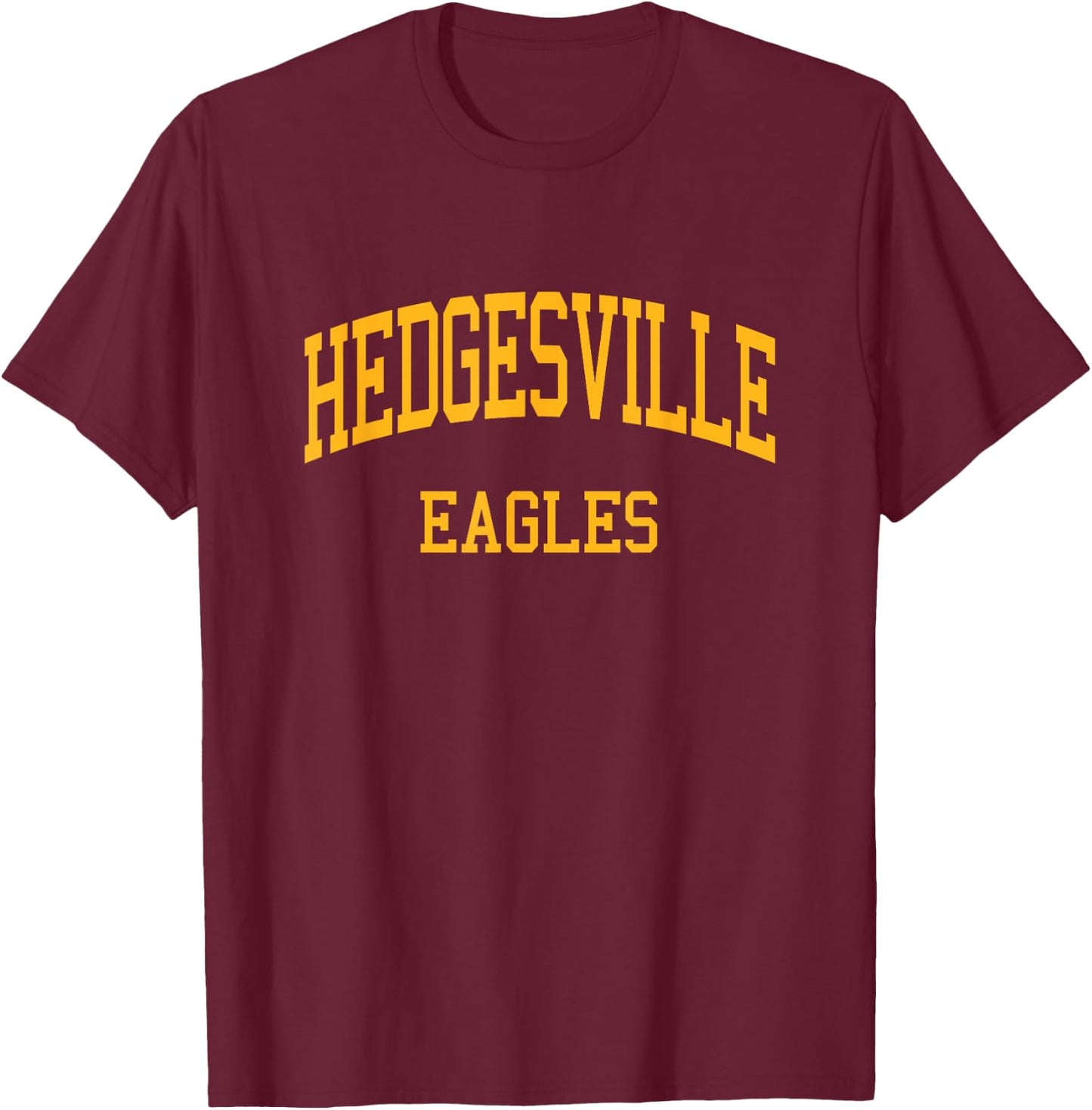 Hedgesville High School HS Hedgesville WV Retro Sports T-Shirt - T-Shirt | Maroon