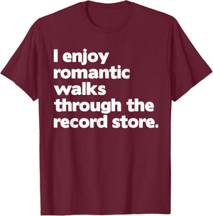Funny Vinyl Lover Design Women Record Store Lovers T-Shirt - T-Shirt | Maroon