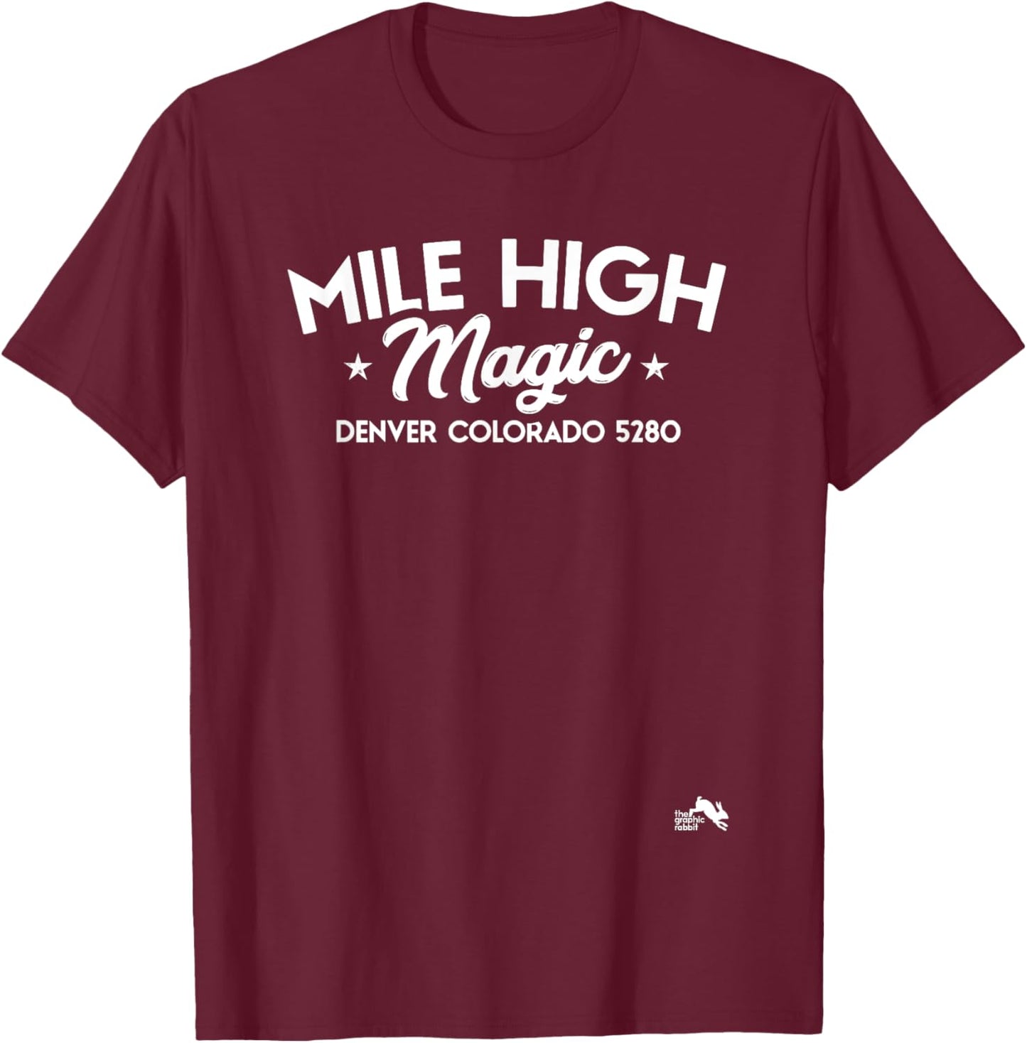 Mile High Magic Denver Sports T-Shirt - T-Shirt | Maroon