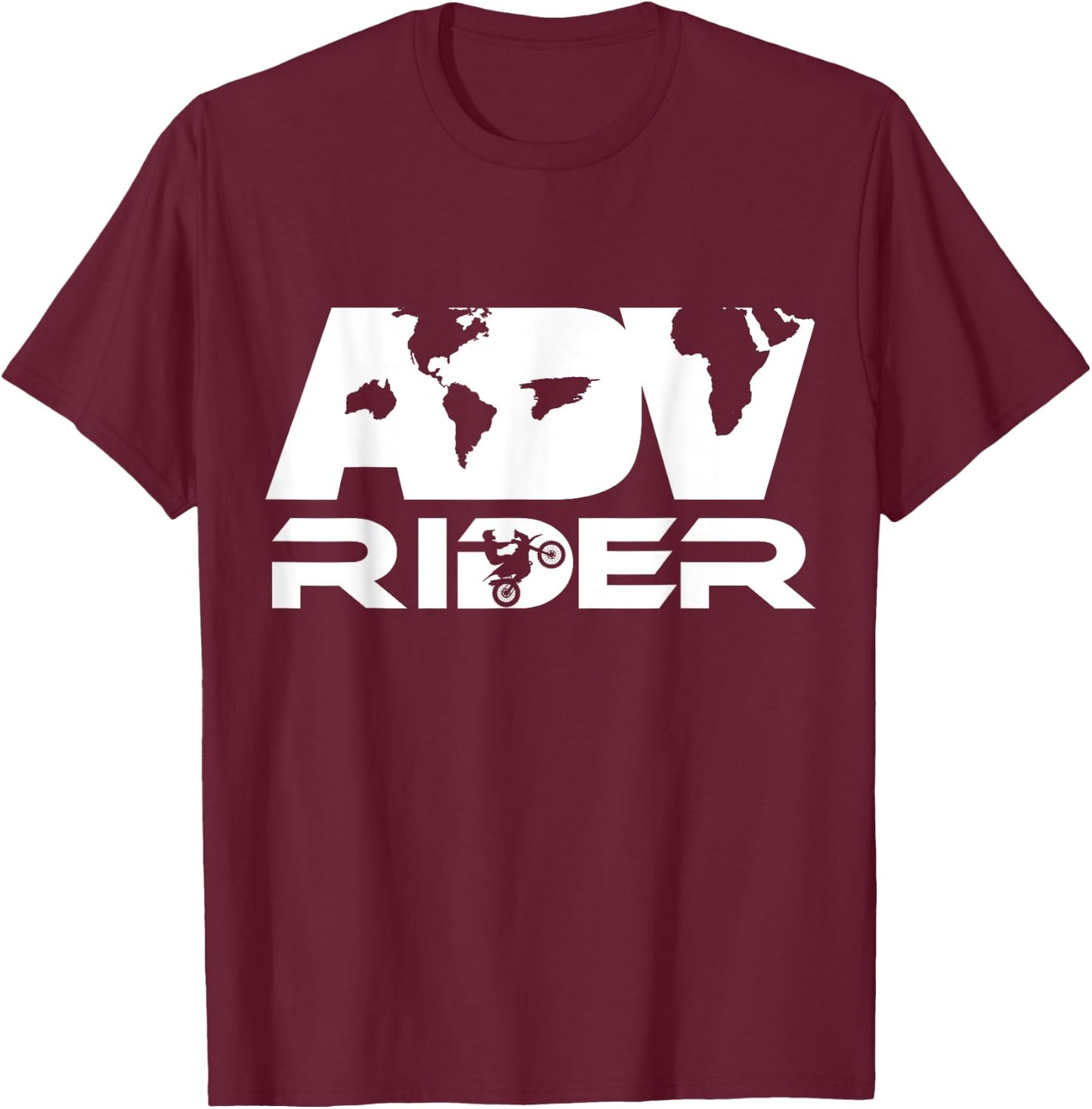 Adventure Bike for Adventure Rider T-Shirt - T-Shirt | Maroon
