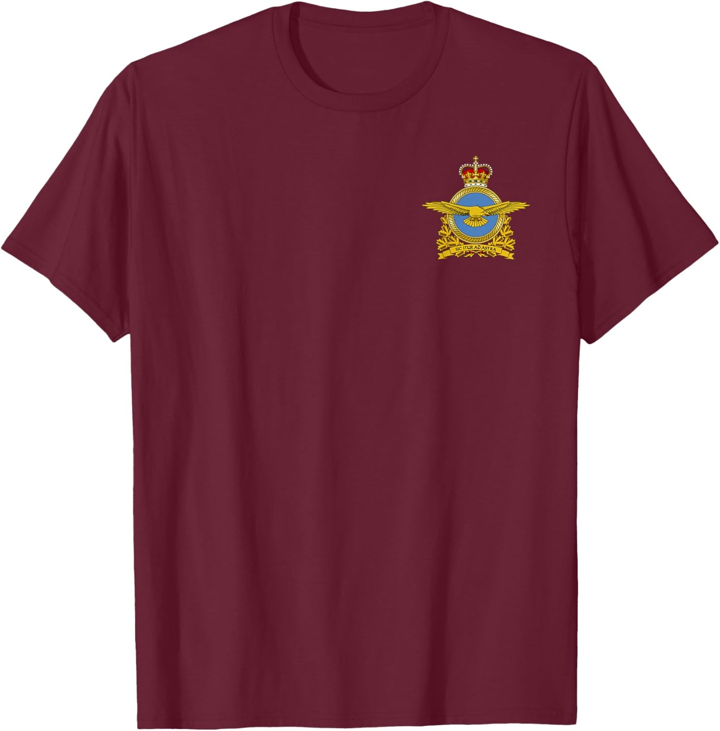 Royal Canadian Air Force RCAF Military Veteran T-Shirt - T-Shirt | Maroon