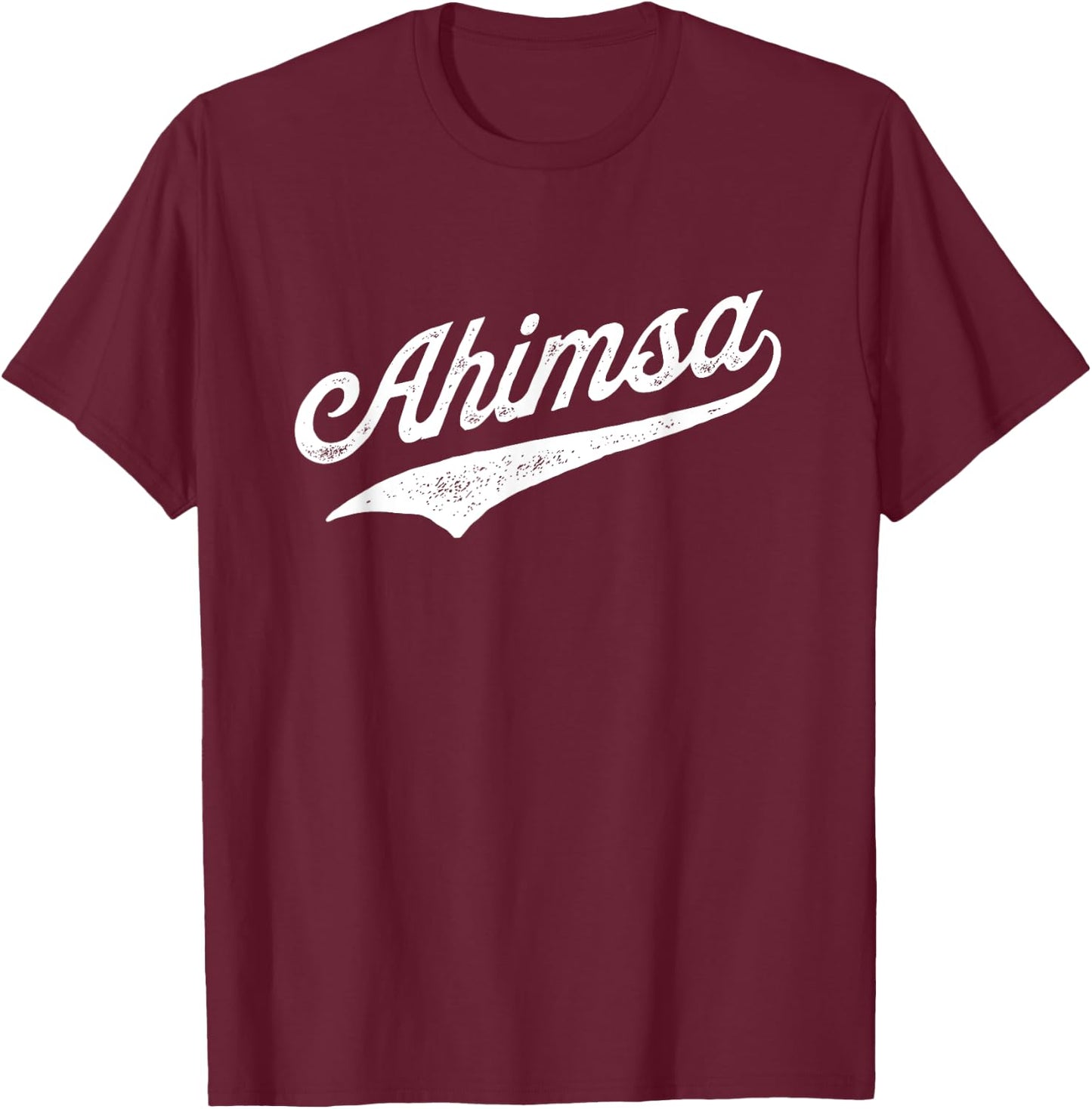 Ahimsa - Yoga Sutras T-Shirt - T-Shirt | Maroon