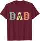 Skateboard Skater Dad Skating Skateboarding Fathers Day T-Shirt - T-Shirt | Maroon