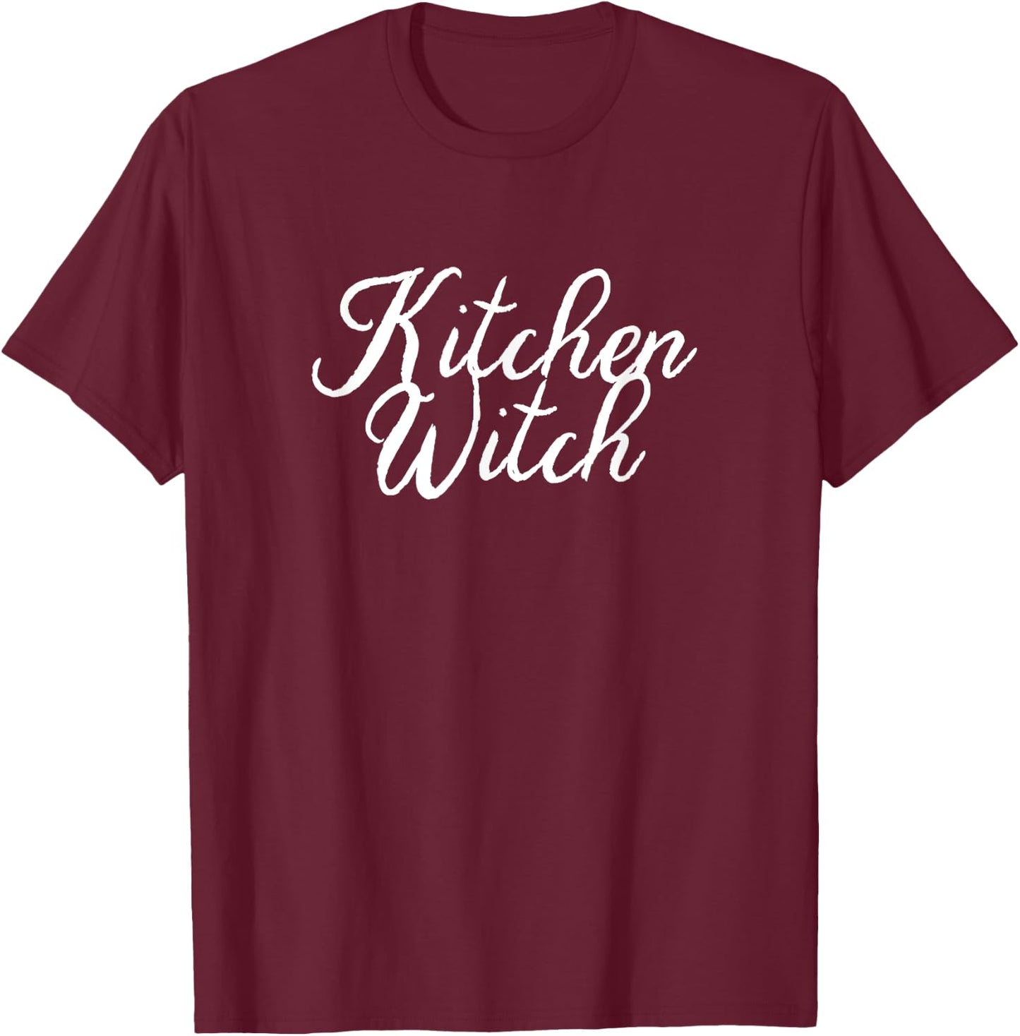 Kitchen Witch T-Shirt - T-Shirt | Maroon