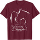 You are my happy place - Horses Lovers T-Shirt - T-Shirt | Maroon