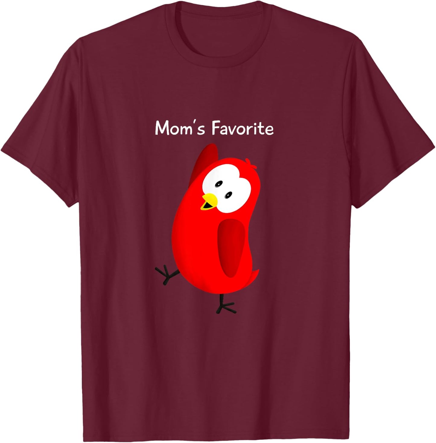 The Official Sammy Bird - Mom's Favorite T-Shirt - T-Shirt | Maroon