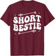 Best Friend Matching Tall Short Bestie Besties Matching T-Shirt - T-Shirt | Maroon