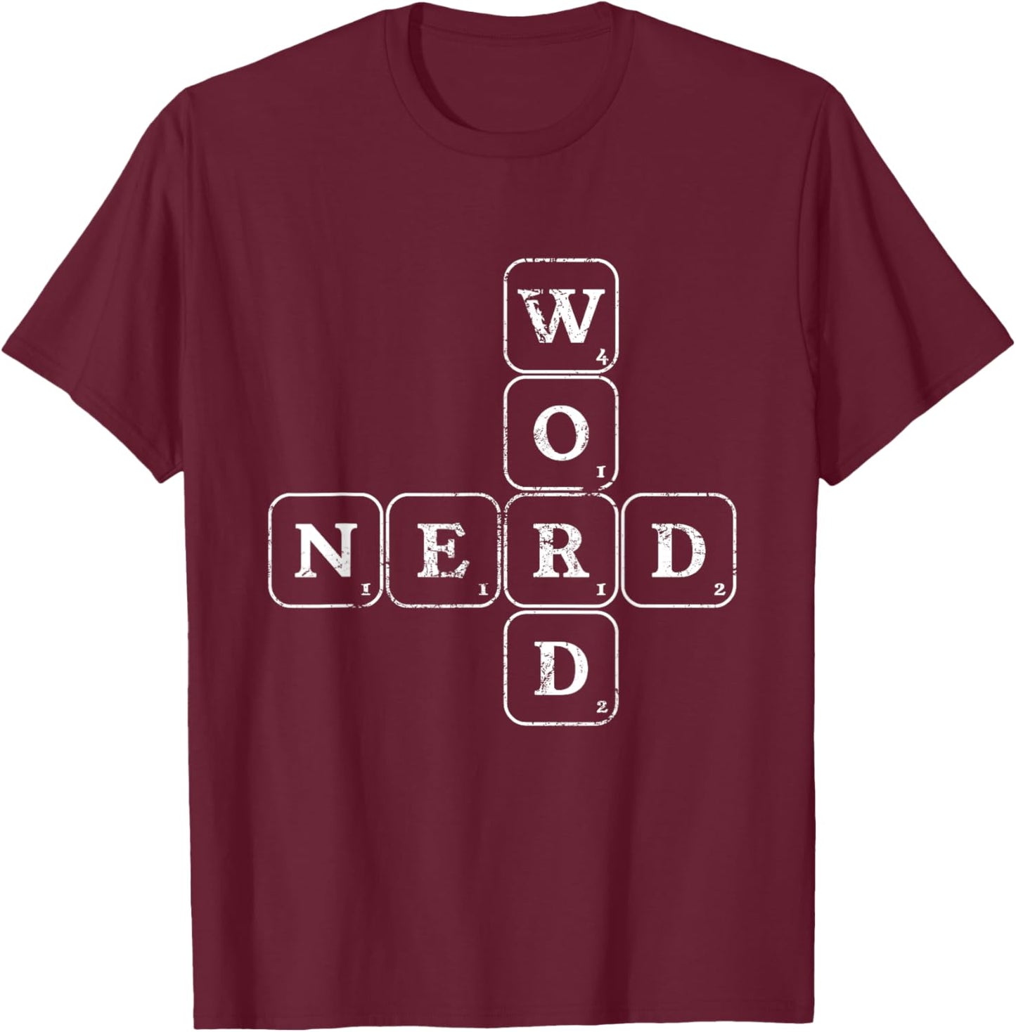 Word Nerd Day - Book Lover, Loves Reading Books T-Shirt - T-Shirt | Maroon
