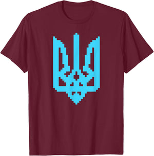 Ukrainian National emblem Proud Ukraine It's In My DNA T-Shirt - T-Shirt | Maroon
