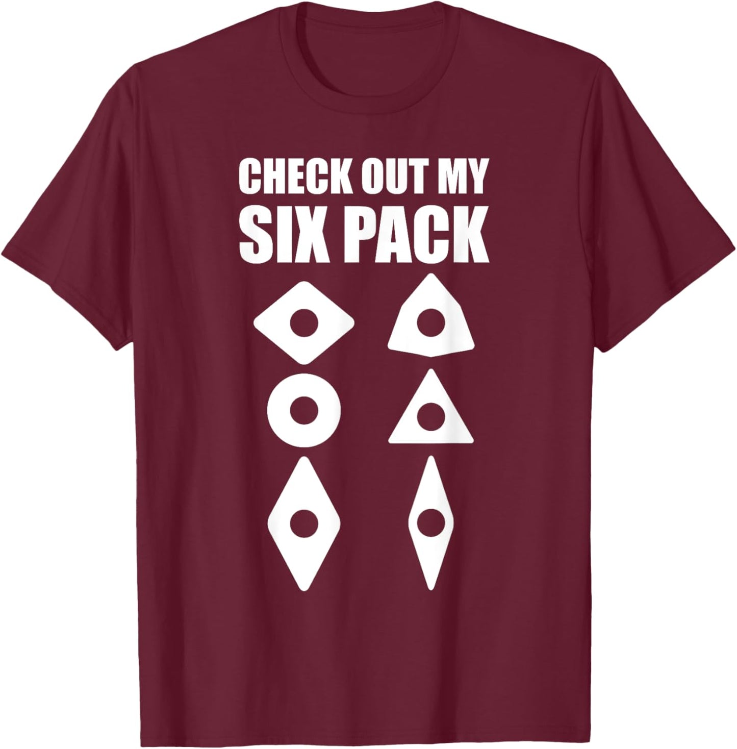 Reversible cutting plates, turner, chipping mechanic T-Shirt - T-Shirt | Maroon