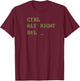 Ctrl Alt Right Delete Shirt Funny Computer T-Shirt - T-Shirt | Maroon