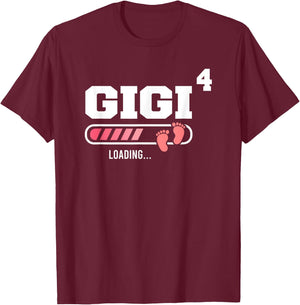 Gigi 4 Fourth Time Gigi Funny Gigi Of Four Mother's Day T-Shirt - T-Shirt | Maroon