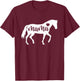 Horse Mama Mothers Day Shirt Mom Lover Gift Cute Women T-Shirt - T-Shirt | Maroon