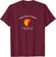 Two-Sided Solar Eclipse 2017 American Tour Shirt T-Shirt - T-Shirt | Maroon