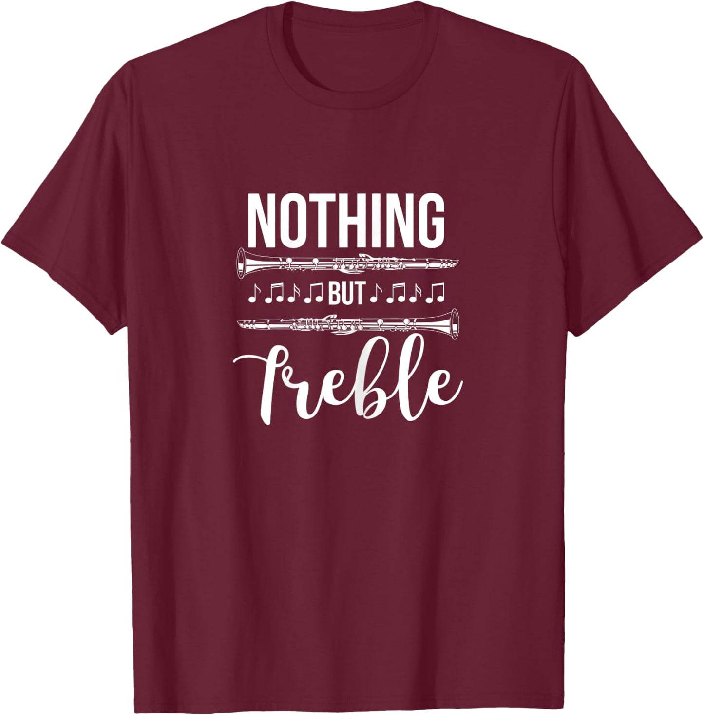 Flute Funny Marching Band Apparel Gift T-Shirt - T-Shirt | Maroon