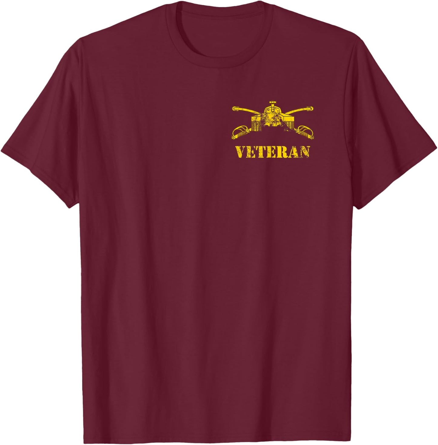 US Army Armor Veteran (AR) - 19 Kilo Tanker - 19K Vintage T-Shirt - T-Shirt | Maroon