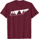 Tennessee Bigfoot Nature State Pride Sasquatch Silhouette T-Shirt - T-Shirt | Maroon