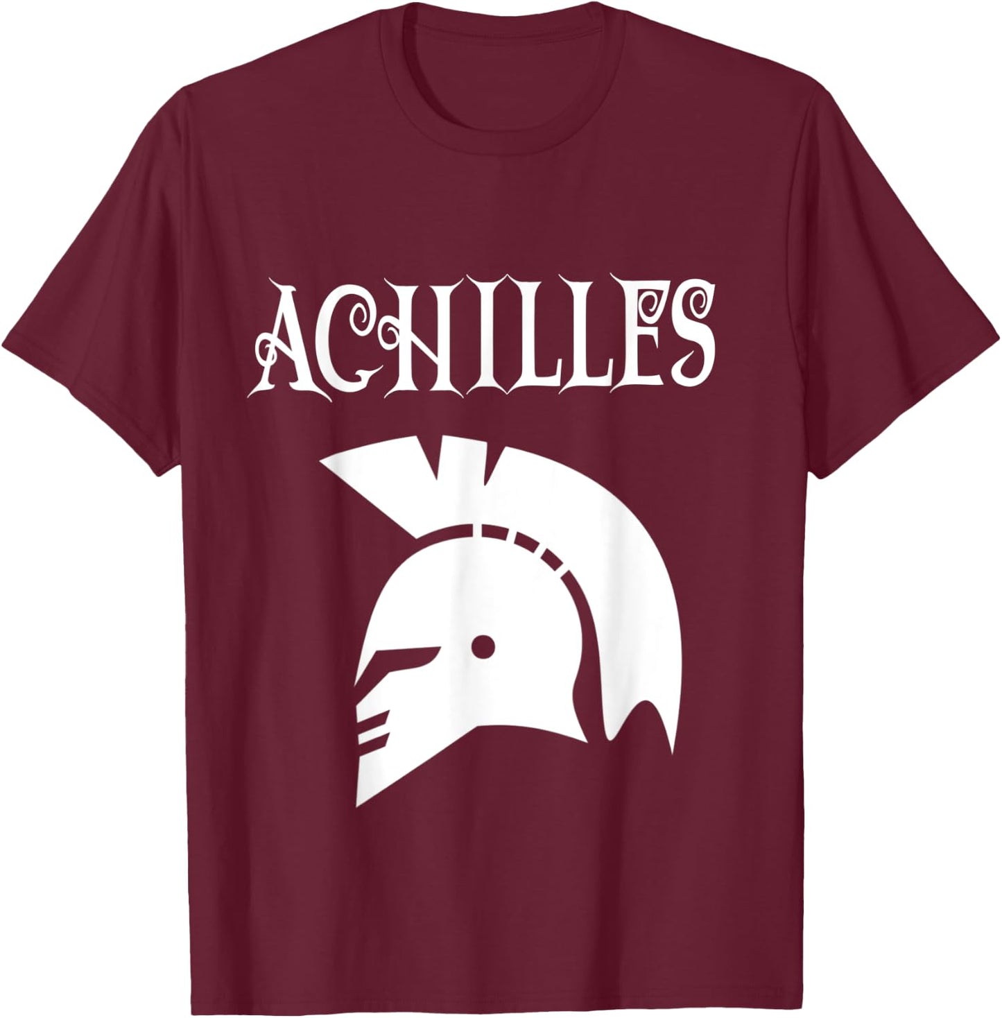 Achilles Costume. Simple, Greek God Workout Achilles Costume T-Shirt - T-Shirt | Maroon