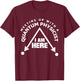 Quantum Mechanics Quantum Physics Meetup Pun T-Shirt - T-Shirt | Maroon