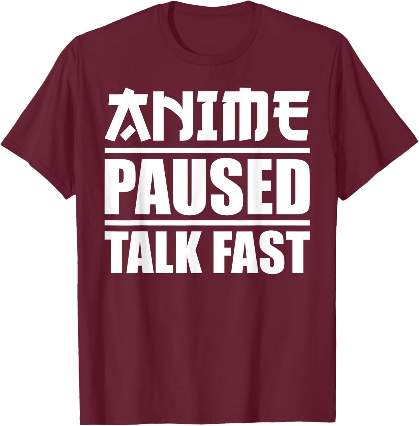 Anime Art Women Teen Girls Anime Merch Anime Lovers T-Shirt - T-Shirt | Maroon