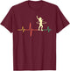 Hula Hoop Heartbeat T-Shirt - T-Shirt | Maroon