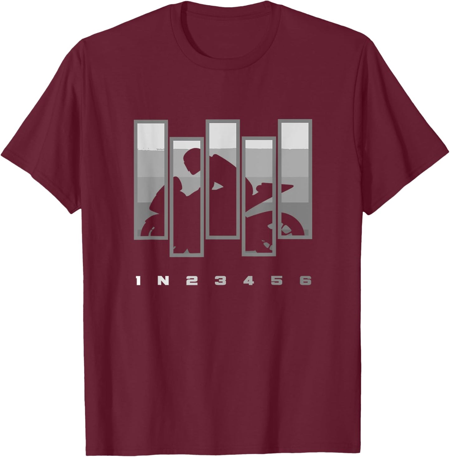 Motorcycle Apparel - Motorcycle T-Shirt - T-Shirt | Maroon