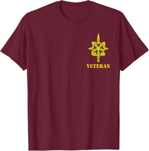 Military Intelligence Corps Veteran - US Army T-Shirt - T-Shirt | Maroon