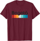 Bogota Colombia Retro style Vintage Design T-Shirt - T-Shirt | Maroon