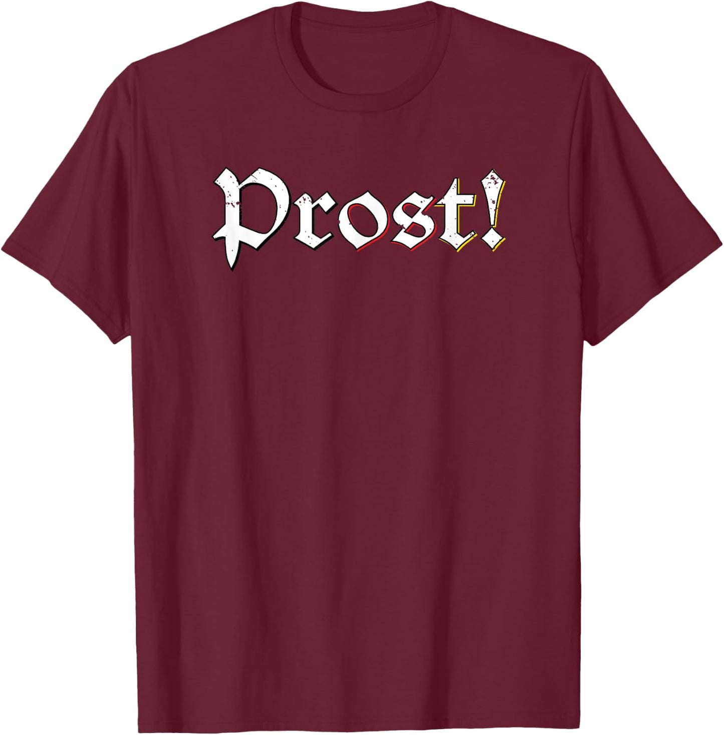 Oktoberfest Shirt Cheers German Beer Festival Prost T-Shirt - T-Shirt | Maroon