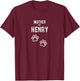 Mother of Henry - Dog Puppy Personalized Name Graphic Women T-Shirt - T-Shirt | Maroon