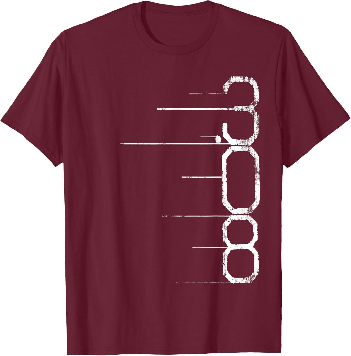 308 Ammo Shirts Hunting Firing Range Gun Lovers T-Shirt - T-Shirt | Maroon