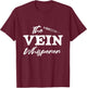 Vein Whisperer Phlebotomist Medical Nurse Blood Phlebotomy T-Shirt - T-Shirt | Maroon