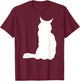 Maine coon cat Men Women Girls Kids T-Shirt - T-Shirt | Maroon