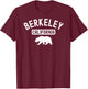 Berkeley California Bear Bay Area Oakland Alameda County 510 T-Shirt - T-Shirt | Maroon