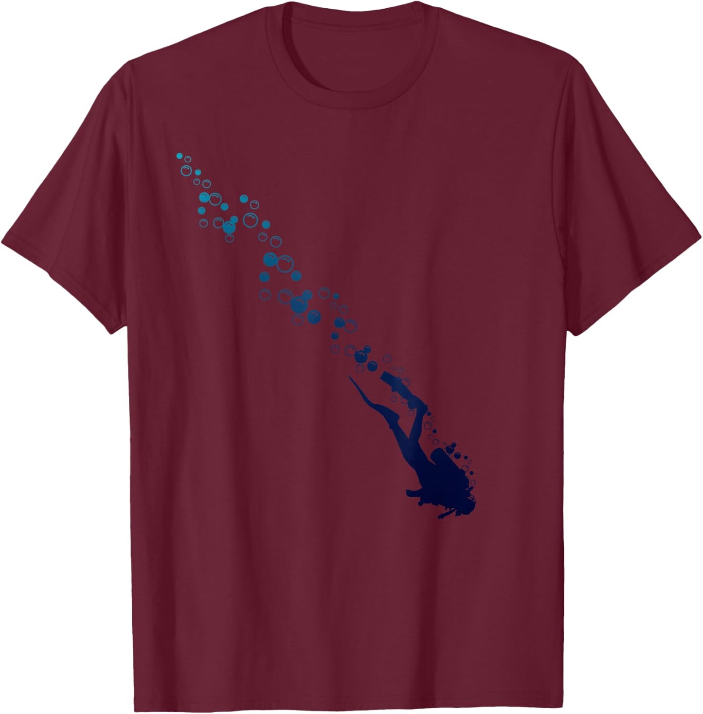 Scuba Diving Scuba Diver T-Shirt - T-Shirt | Maroon