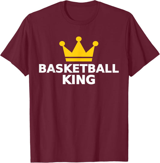 Basketball King T-Shirt - T-Shirt | Maroon