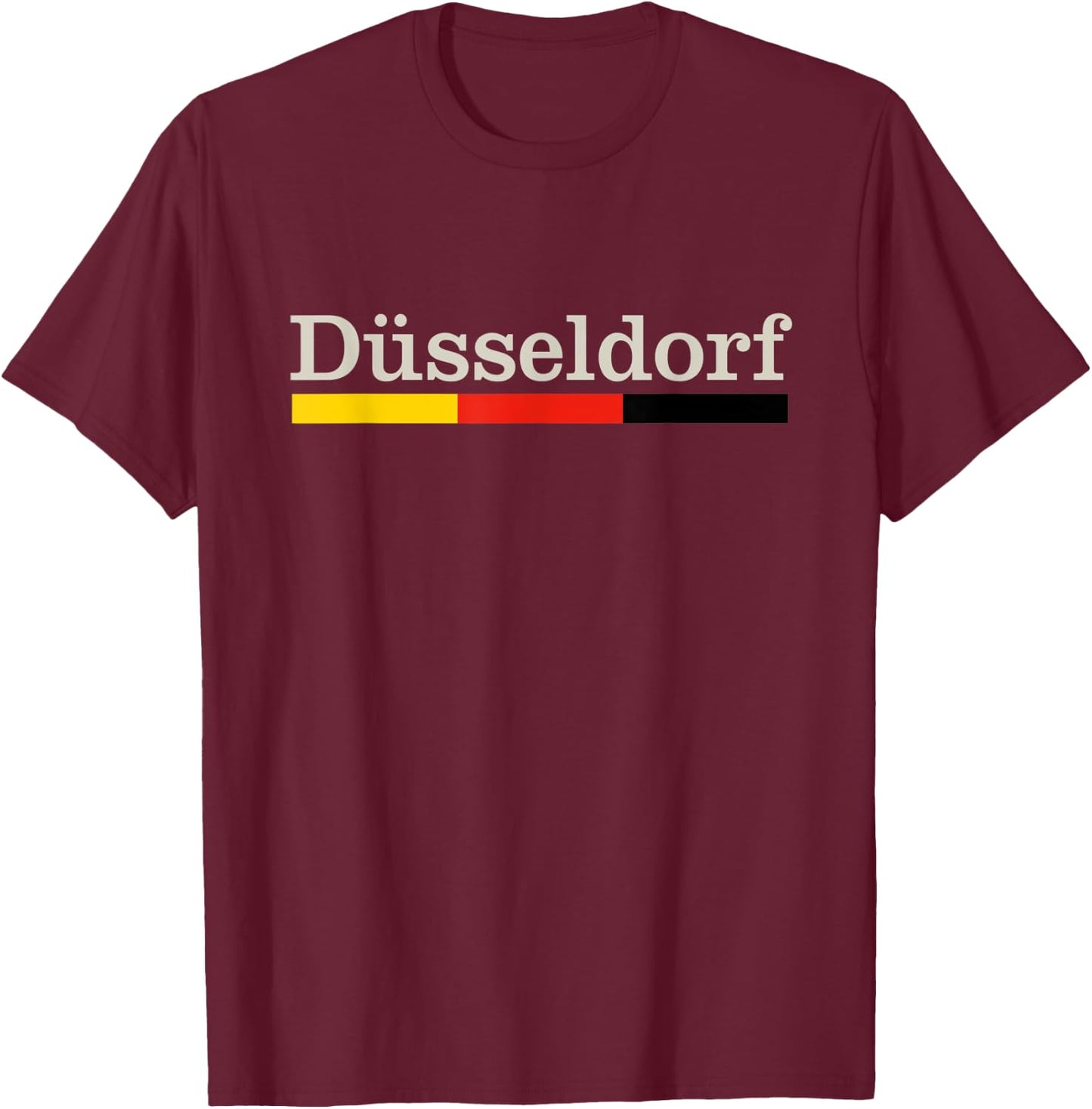 Düsseldorf City Gift Düsseldorf Souvenir T-Shirt - T-Shirt | Maroon