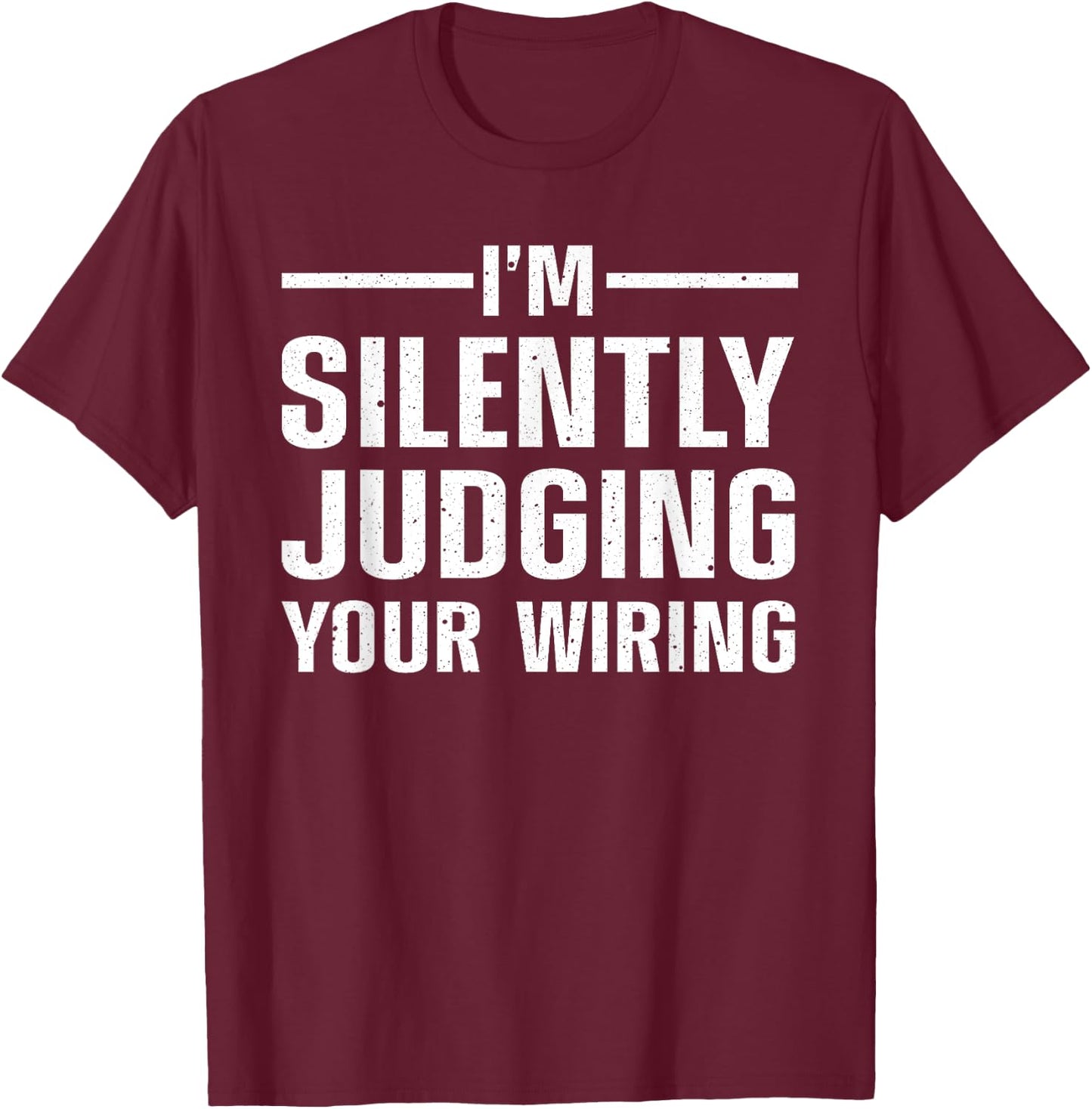 Cool Electrician Art Men Women Electric Engineer Lineman T-Shirt - T-Shirt | Maroon