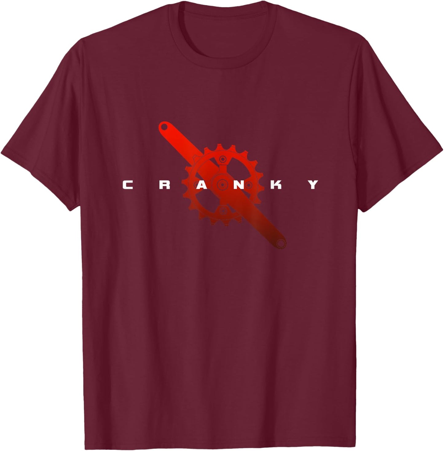 MTB Mountain Bike Apparel - Cycling MTB Mountain Bike T-Shirt - T-Shirt | Maroon
