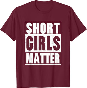 Funny Short Girls Shirts | Fun Size Little But Fierce T-Shirt - T-Shirt | Maroon