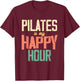 Pilates Sports Fitness Exercise Training Workout Instructor T-Shirt - T-Shirt | Maroon