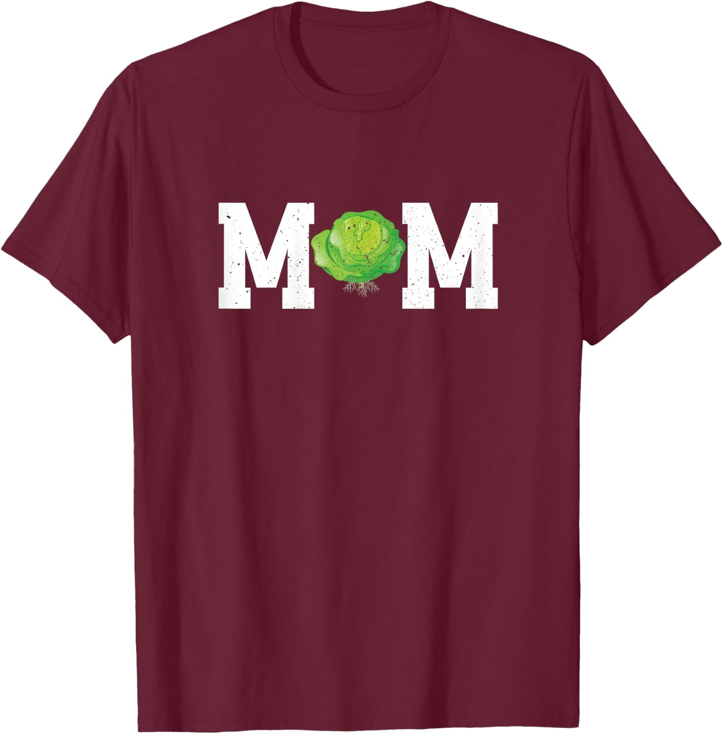 Funny Cabbage Mom Costume Love Savoy Cabbage T-Shirt - T-Shirt | Maroon