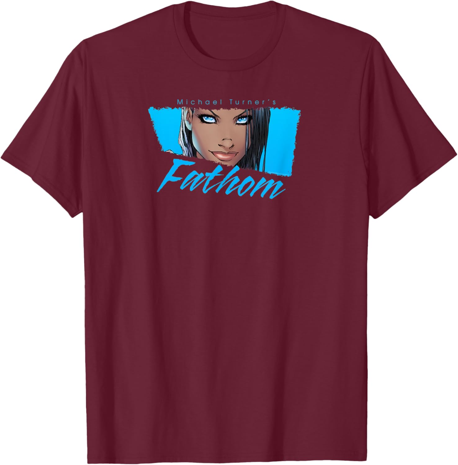 "Fathom" Aspen Matthews Michael Turner Eyes T-Shirt - T-Shirt | Maroon
