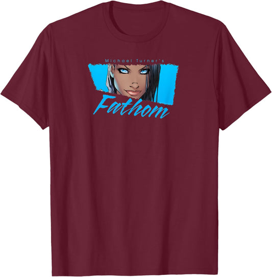 "Fathom" Aspen Matthews Michael Turner Eyes T-Shirt - T-Shirt | Maroon