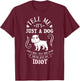 Brussels Griffon Dog Gift Puppies Owner Lover T-Shirt - T-Shirt | Maroon